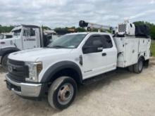 2019 FORD F550 SERVICE TRUCK VN:E94359 powered by Power stroke 6.7L V8 turbo diesel engine, equipped