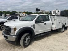 2019 FORD F550 SERVICE TRUCK VN:D97123 powered by Power stroke 6.7L V8 turbo diesel engine, equipped