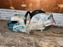 MAKITA DPC7311 GAS POWERED CUT OFF SAW WITH EXTRA ABRASIVE BLADES SUPPORT EQUIPMENT