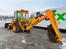 FORD 555B TRACTOR LOADER BACKHOE SN:C766206 powered by Ford diesel engine, equipped with EROPS, GP