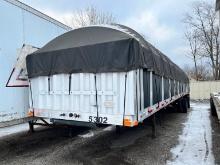 2006 TRANSCRAFT EAGLE HD W2 FLATBED TRAILER VN:1TTF4820762015302 equipped with 48ft. x 102in.