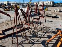 (4) WEAVER PIPE STANDS SUPPORT EQUIPMENT