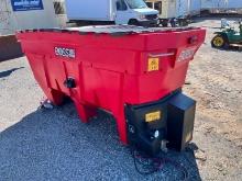 BOSS VBX 9000 POLY SAND SPREADER WITH FIRE DAMAGE SUPPORT EQUIPMENT