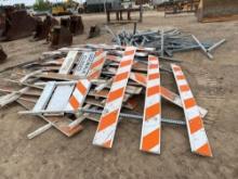QTY OF CONSTRUCTION SAFETY BARRICADES SUPPORT EQUIPMENT