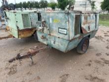 SULLAIR 185DPQ AIR COMPRESSOR SN:107147 powered by John Deere diesel engine, equipped with 185CFM,