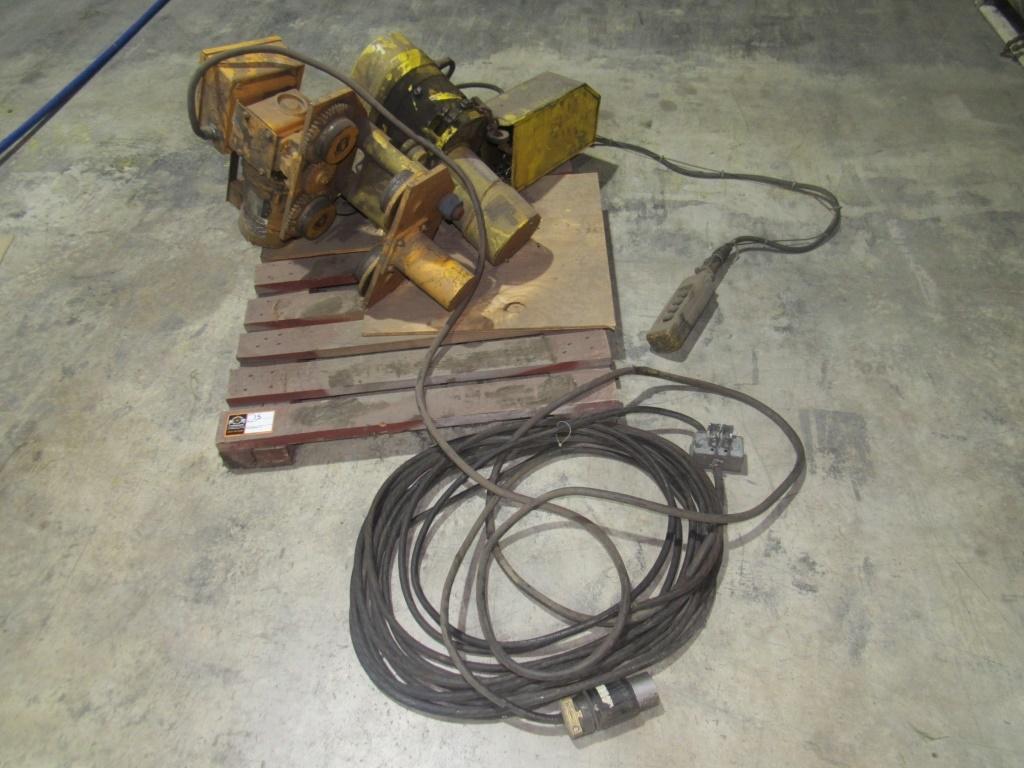 3 Ton Electric Chain Hoist with Trolley-