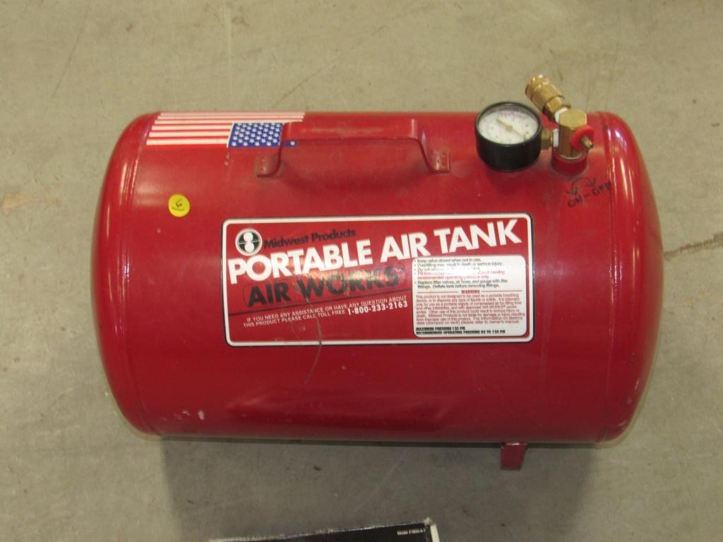 Portable Air Tank and Air Chisel-
