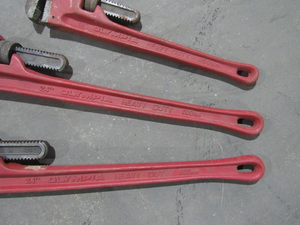 (Qty - 3) Pipe Wrenches-