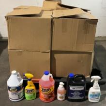 Assorted Cleaners & Automotive Fluids