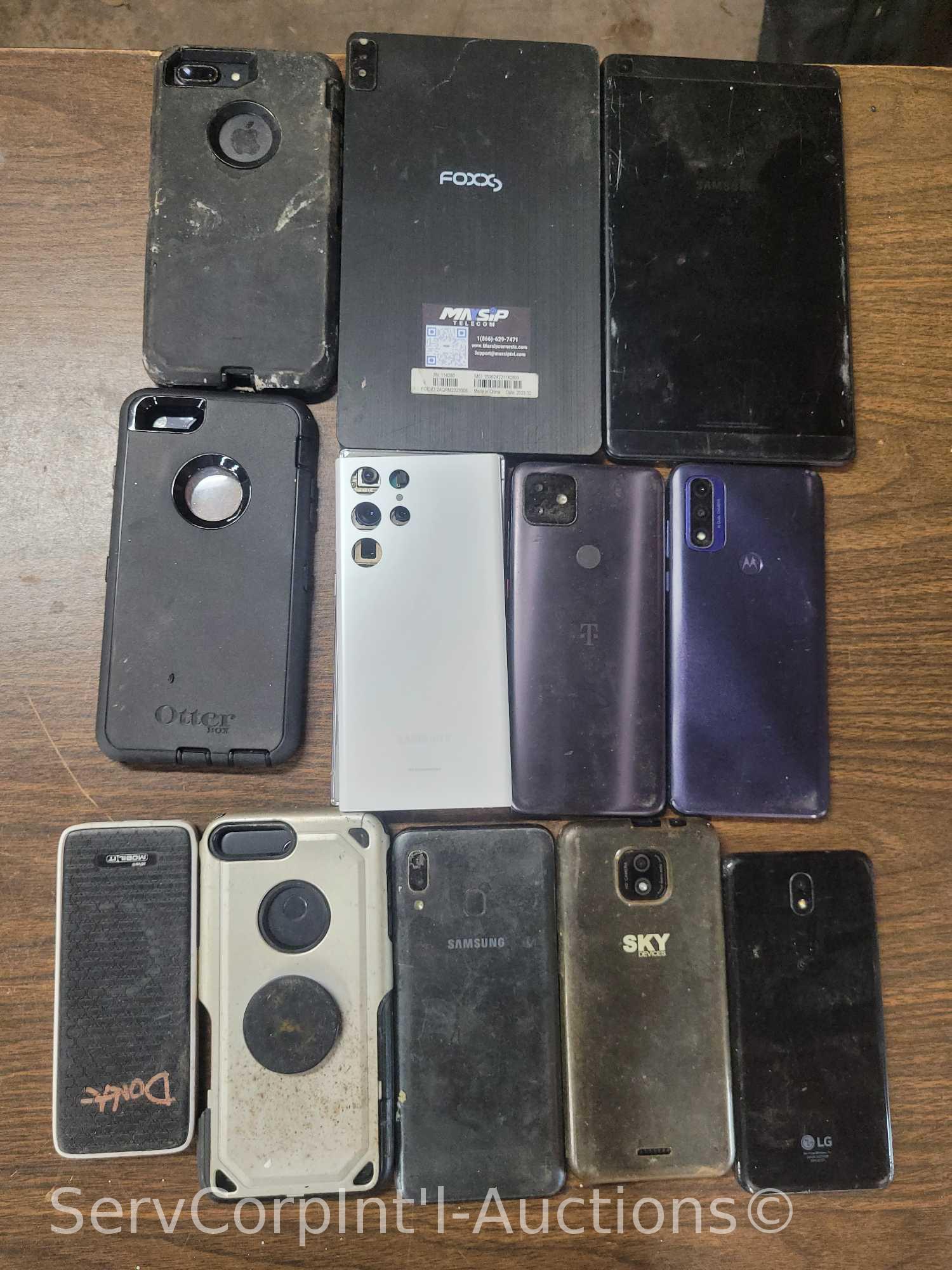 Lot of Various Smart Phones, Tablet, Battery Backup
