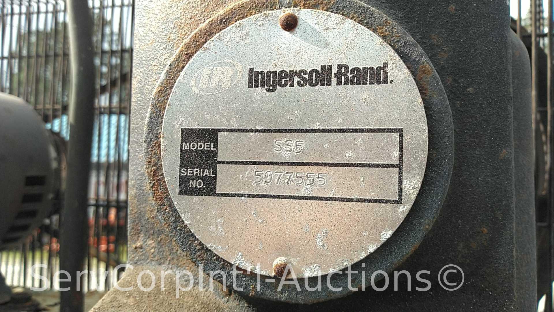 Lot on Pallet of 2005 Ingersoll Rand 60-Gallon 230-Volt 135-PSI Air Compressor (Seller: St. Tammany
