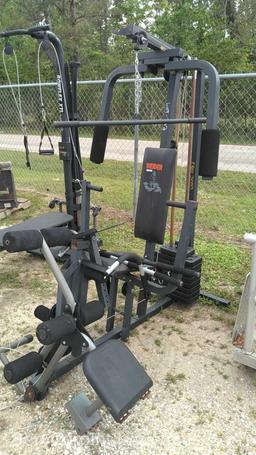 Lot of Bowflex XTL and Weider 8620 Exercise Equipment