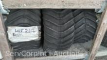 Lot on Shelf of 3 Argo 25x2.00-9 4-Wheelr Tires without Rims (Seller: St. Tammany Parish Sheriff)