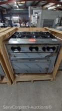 Venancio PRO36G-ST 36" Free Staning 6-Burner Commercial Gas Range (New, open package)