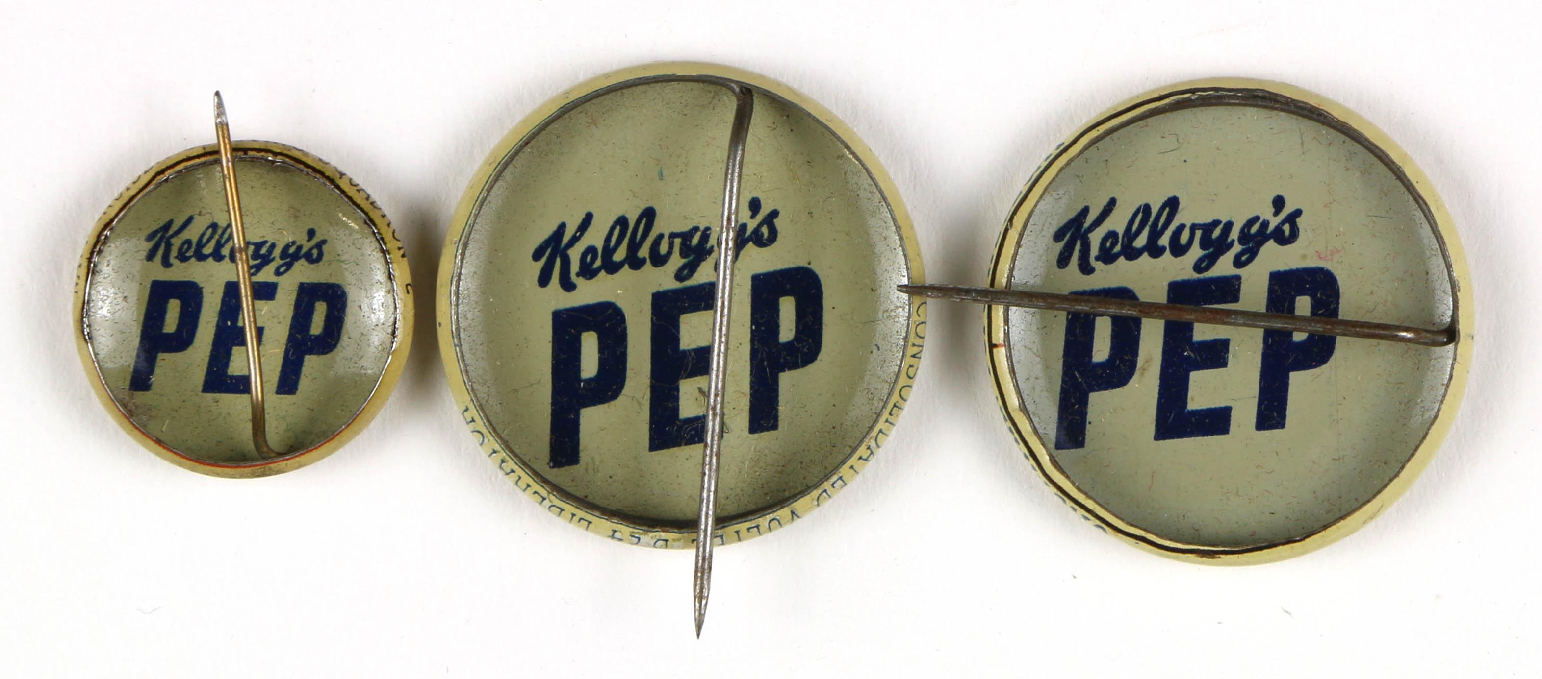 Kellogg's PEP Buttons (3)