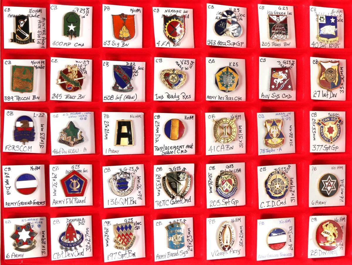 U.S. Army Crest Pins (35)