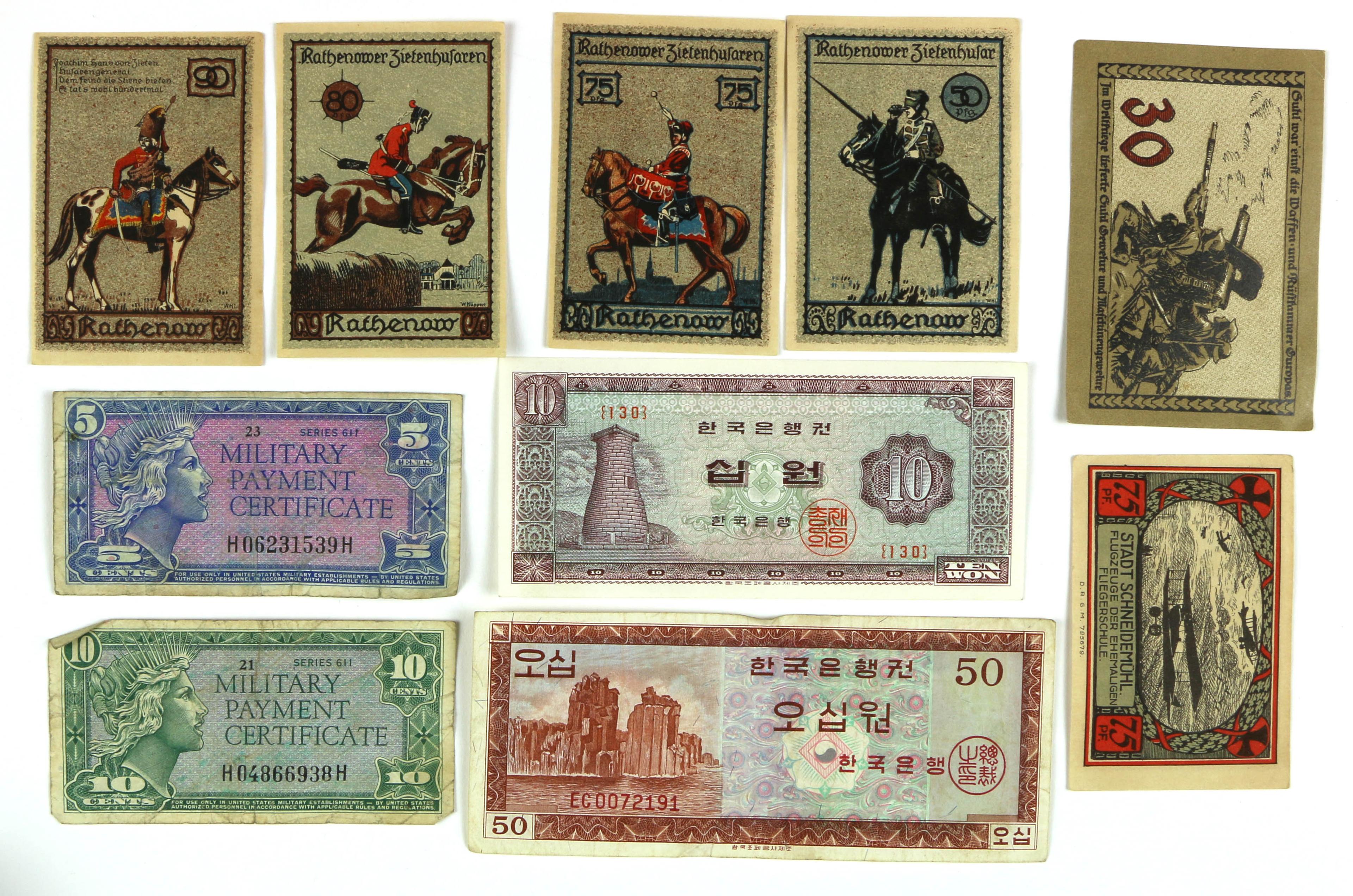 Foreign Currency and Military Payment Certificates