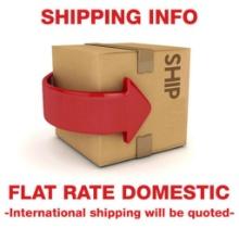 Flat Rate Domestic Shipping