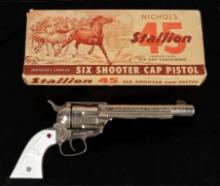 Nichols Stallion 45 Six Shooter Cap Pistol