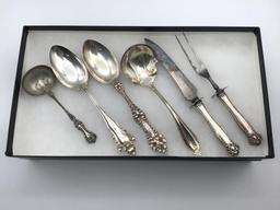 Lot of 6 Various Sterling Silver Flatware Pieces