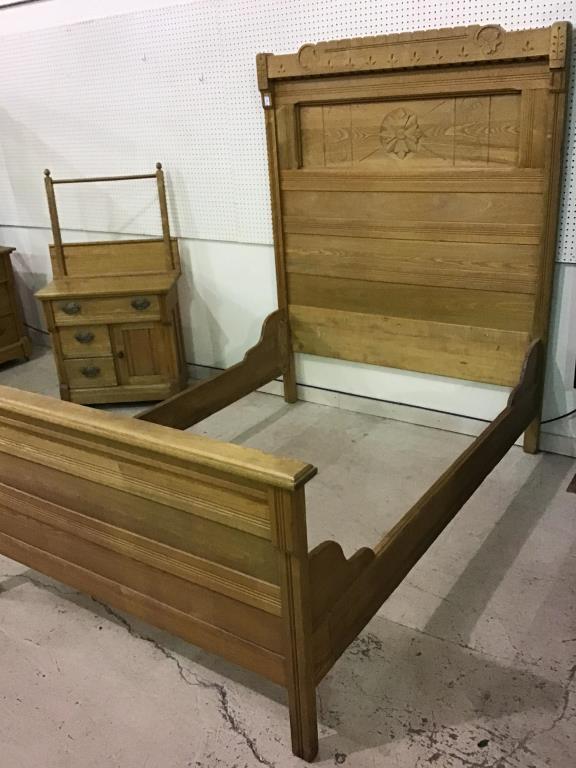 Antique 3 Piece Matching Bedroom Set