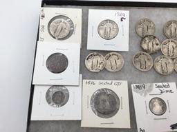 Collection of 18 Various Coins Including