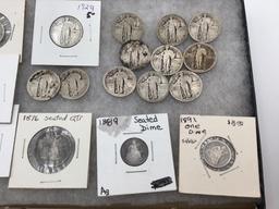 Collection of 18 Various Coins Including