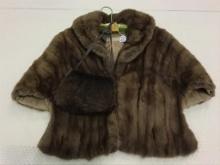 Very Nice Ladies Fur Cape From Marshall & Swift