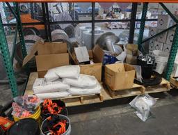LOT: Contents of (5) Pallet Racks consisting of: Roofing Items, Lead, 2-Part Primer, Membrane,