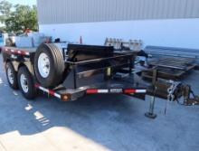 2020 Anderson HGL 10612 Tandem Axle Drop Deck Trailer, 12' x 6' Hydraulic Operated Bed, VIN