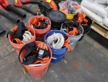 LOT: (8) Personal Fall Protection Sets - Each w/Bucket