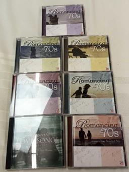 CD BOX SET TIME LIFE ROMANCING THE 70S SET OF 7 VARIOUS ARTISTS FRANKIE VALLI, LOU RAWLS, AND OTHERS