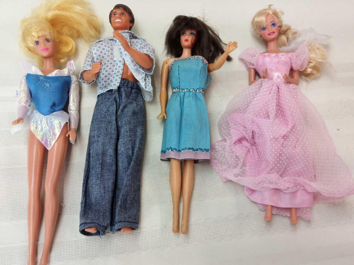 BARBIE DOLLS AND ONE KEN