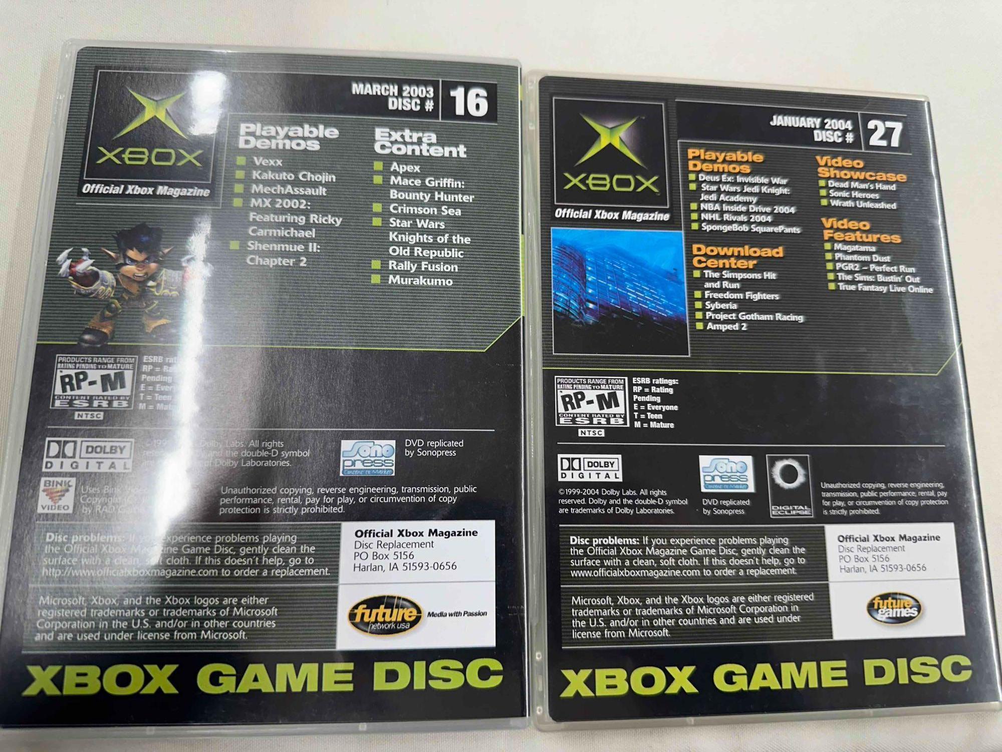 ORIGINAL XBOX GAMES LOT 9 - UNTESTED
