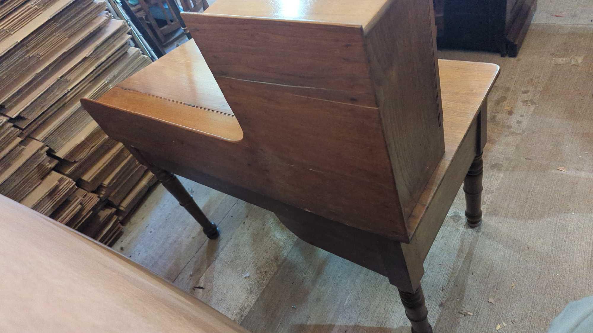 ANTIQUE WRITING DESK WITH CHAIR