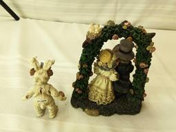 BOYDS BEARS & FRIENDS "TRUE LOVE" FIGURE AND EASTER BUNNY BEAR # 406/1304 AND 26/2870
