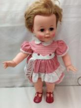 IDEAL TOY CORP "KISSY"DOLL 24"