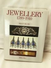 BOOK WITH DUST JACKET "JEWELRY 1789-1910" INTERNATIONAL ERA VOL 2 1862-1910 BY SHIRLEY BURY