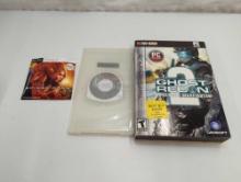 PSP GAMES SPIDERMAN 2 THE GRUDGE, PC DVD ONLINE GHOST RECON ADVANCED WAR FIGHTER