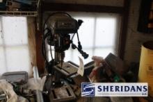 DRILL PRESS: CENTRAL MACHINERY 5-SPEED BENCH DRILL PRESS.