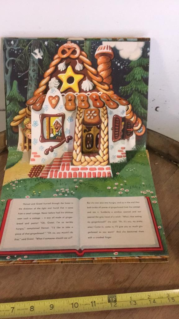 Vintage Hansel and Gretel pop up book