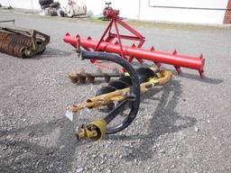 LEINBACH POST HOLE DIGGER W/ 2 AUGERS