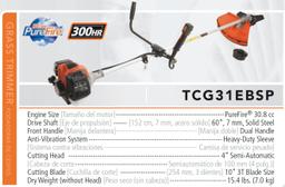 Tanaka TCG31EBSP 30.8cc Commercial Grade Brush Cutter, NEW IN BOX, UN-USED, Retail $360 We Will Ship