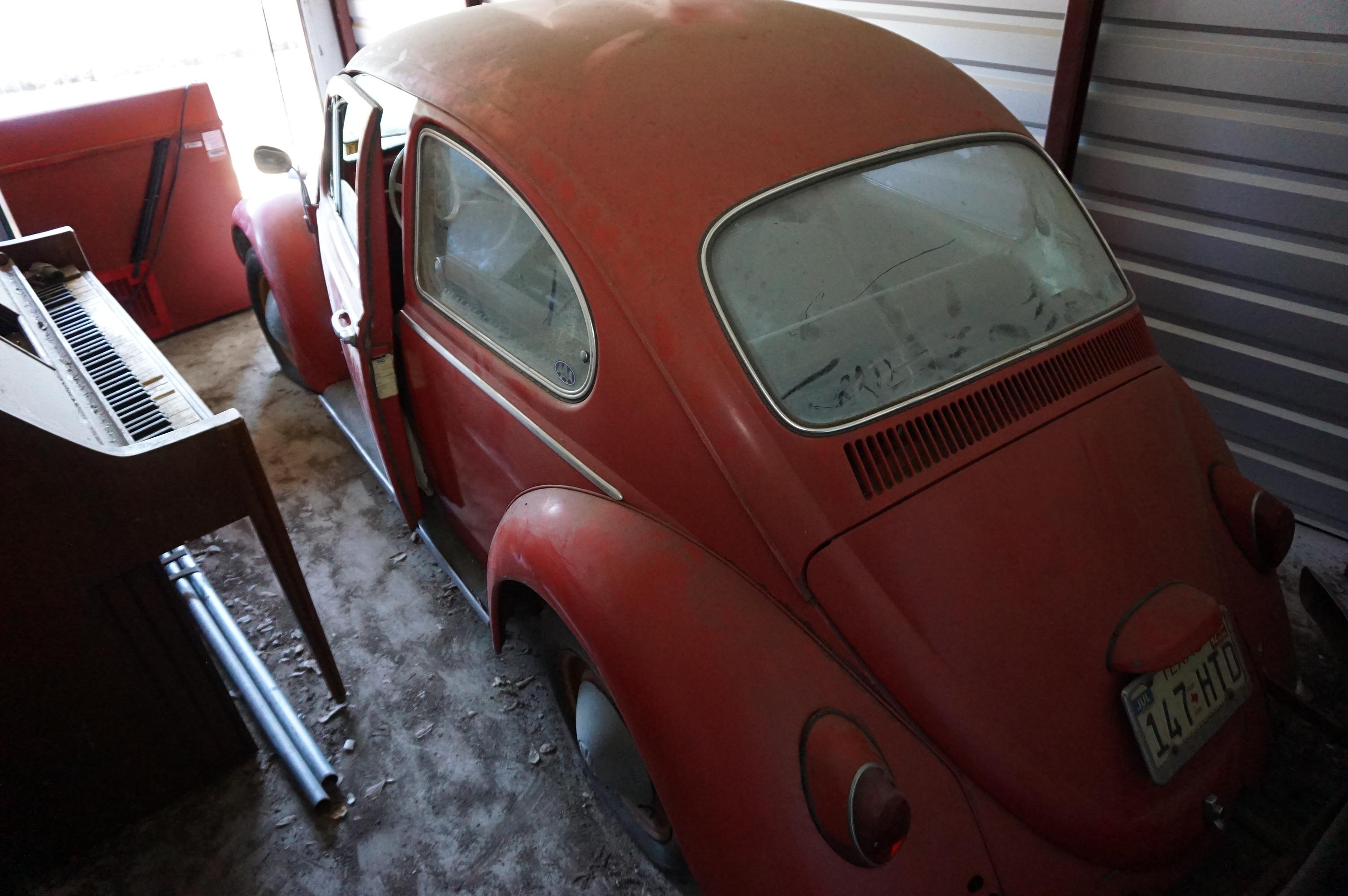 1965 VW Beetle, Has Not Run Since Late 1980's been stored inside  mini warehouse in Sealy, TX