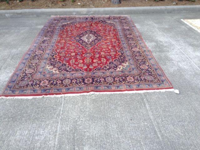 7'4"x11'4" KASHAN Hand Tied Persian Rug, Hand Knotted Carpet, Retail Value $7600. $75 Shipping