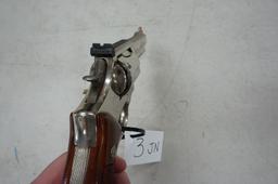 John Mark Necker Estate: Smith & Wesson 586 Revolver, .357 Magnum, Serial # AUK4861 Stainless