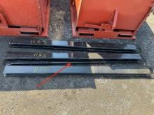 1154 84in Light Duty Fork Extensions