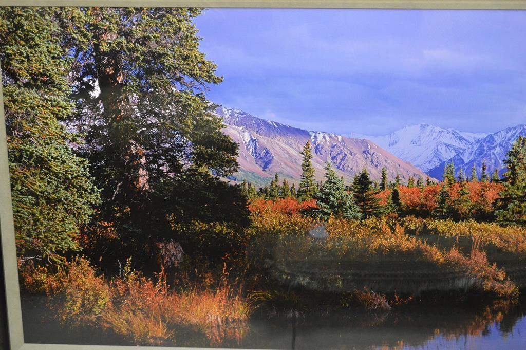 Thomas D. Mangelsen (American, 20th C.) Lake & Mountains, Large Format Ltd. Ed. Giclee Print