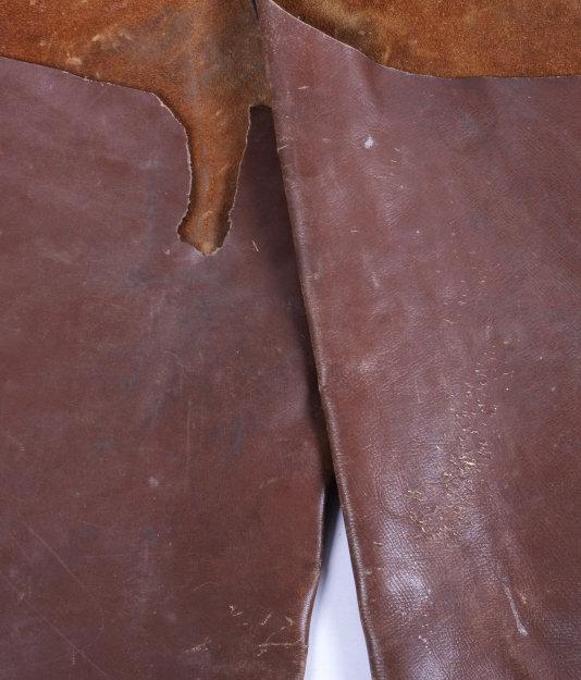 Western Cowboy Leather Batwing Chaps