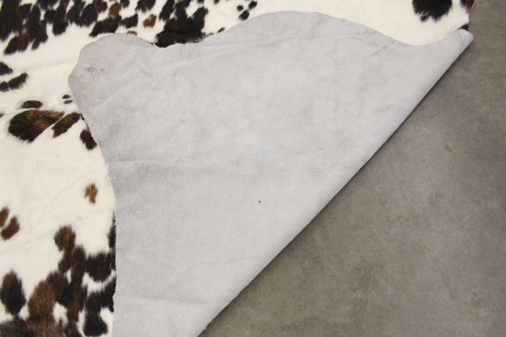 Large Black/White Spotted Cow Hide Area Rug